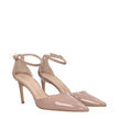 Stuart Weitzman Pink Leather Stiletto Heels Sandals Stuart Weitzman