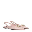 Dolce & Gabbana Pink Leather Ballet Flats Dolce & Gabbana