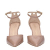 Stuart Weitzman Pink Leather Stiletto Heels Sandals Stuart Weitzman