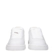Burberry White Leather Low Tops Burberry