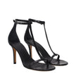Isabel Marant Black Leather Stiletto Heels Sandals Isabel Marant