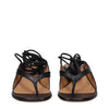 Off-White Black Leather Flip-Flop Sandals Off-White