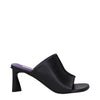 Stella McCartney Black Leather Stiletto Heels Sandals Stella McCartney