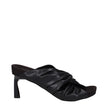 Stella McCartney Black Leather Stiletto Heels Sandals Stella McCartney