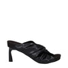 Stella McCartney Black Leather Stiletto Heels Sandals Stella McCartney