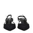 Isabel Marant Black Fabric Mid Heel Pumps Isabel Marant