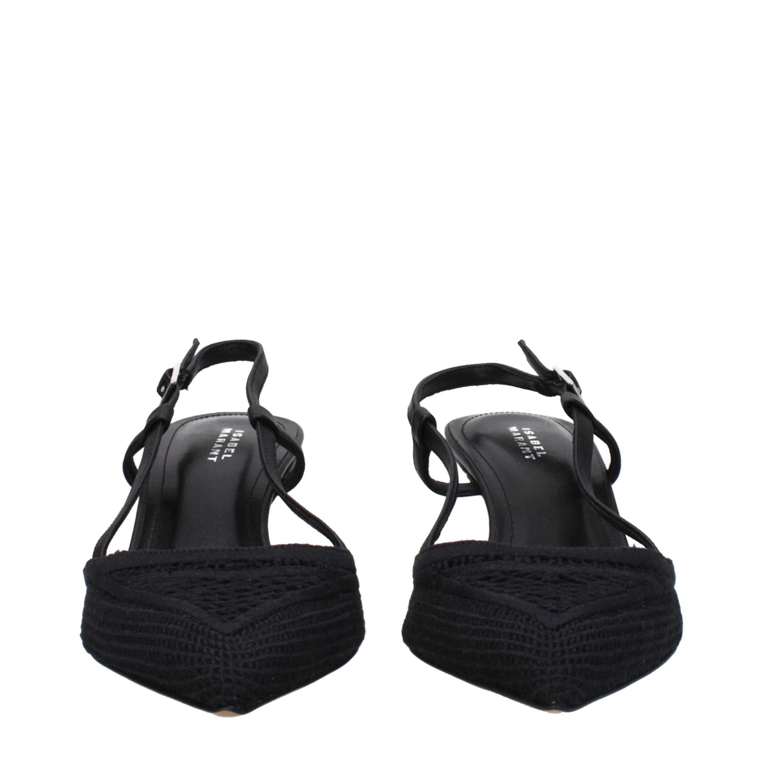 Isabel Marant Black Fabric Mid Heel Pumps Isabel Marant