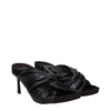 Stella McCartney Black Leather Stiletto Heels Sandals Stella McCartney