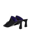 Stella McCartney Black Leather Stiletto Heels Sandals Stella McCartney