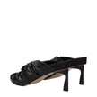 Stella McCartney Black Leather Stiletto Heels Sandals Stella McCartney