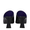 Stella McCartney Black Leather Stiletto Heels Sandals Stella McCartney
