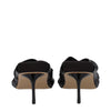 Stella McCartney Black Leather Stiletto Heels Sandals Stella McCartney