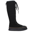 Max Mara Black Fabric Lace-Up Boots Max Mara