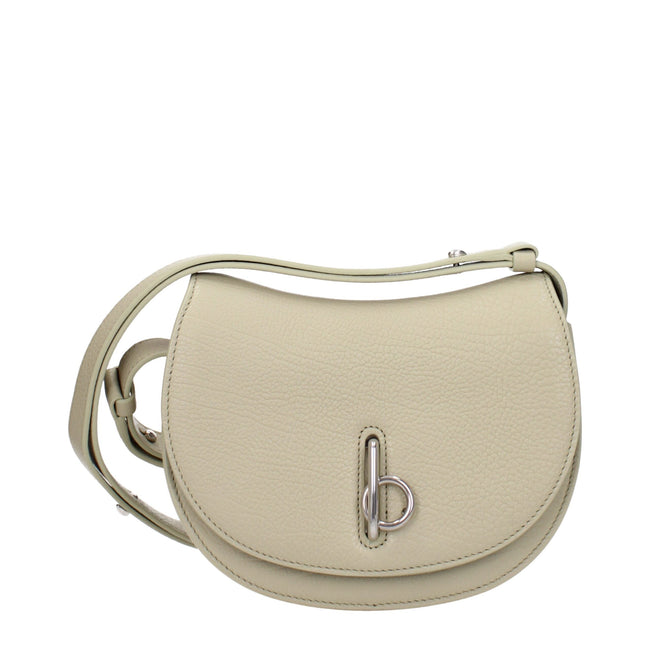 Burberry Green Leather Shoulder Bags Burberry