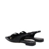 Max Mara Black Leather Ballet Flats Max Mara