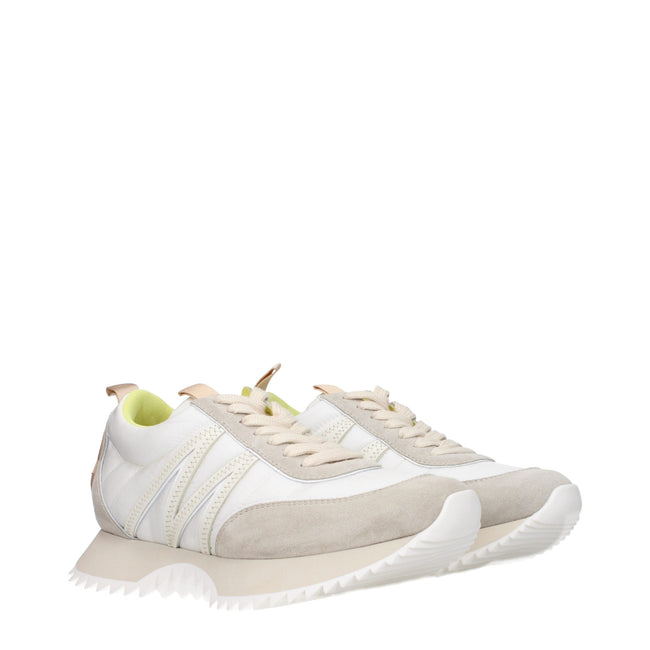 Moncler Beige Fabric Low Tops Moncler