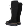 Max Mara Black Fabric Lace-Up Boots Max Mara