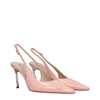 Casadei Pink Leather High Heel Pumps Casadei