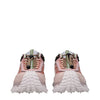 Moncler Pink Leather Athletic Sneakers Moncler