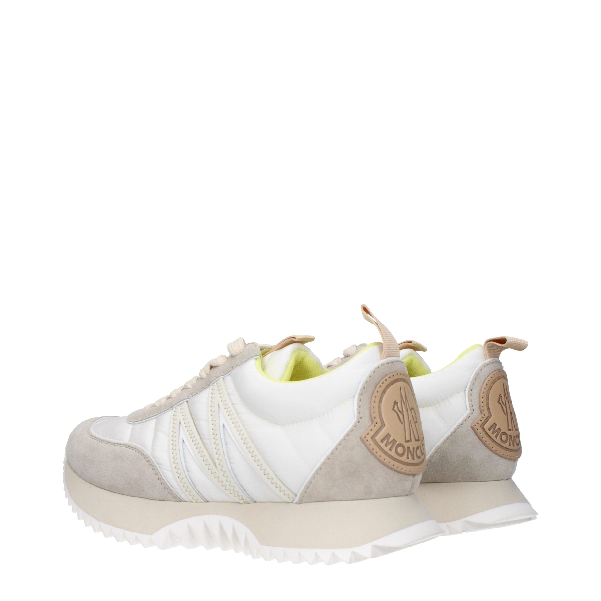 Moncler Beige Fabric Low Tops Moncler