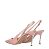 Casadei Pink Leather High Heel Pumps Casadei