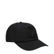 Valentino Garavani Black Cotton Caps (Baseball Hat) Valentino Garavani