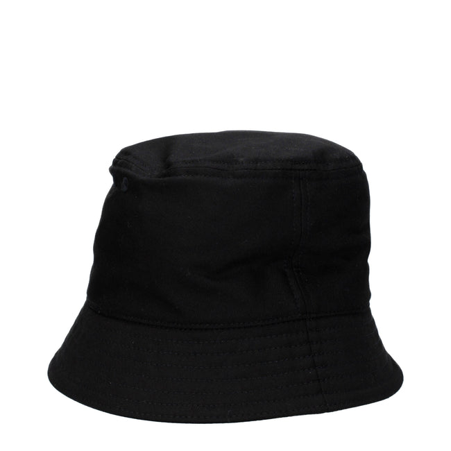 Valentino Garavani Black Cotton Bucket Hats Valentino Garavani