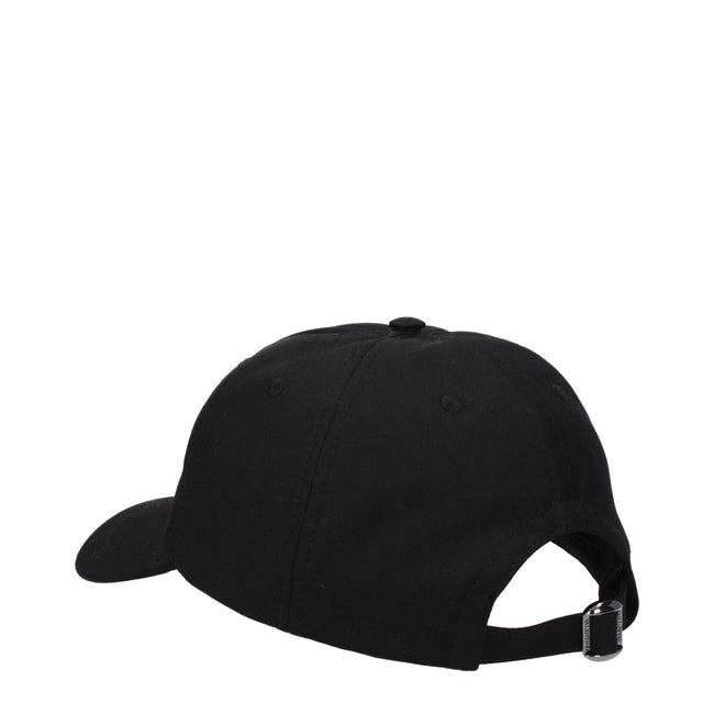 Valentino Garavani Black Cotton Caps (Baseball Hat) Valentino Garavani