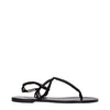 Isabel Marant Black Leather Flip-Flop Sandals Isabel Marant