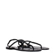 Isabel Marant Black Leather Flip-Flop Sandals Isabel Marant
