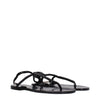 Isabel Marant Black Leather Flip-Flop Sandals Isabel Marant