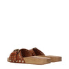 Isabel Marant Brown Leather Slippers Sandals Isabel Marant