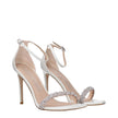 Stuart Weitzman White Leather Stiletto Heels Sandals Stuart Weitzman