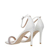 Stuart Weitzman White Leather Stiletto Heels Sandals Stuart Weitzman