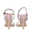 Stuart Weitzman Pink Leather Stiletto Heels Sandals Stuart Weitzman