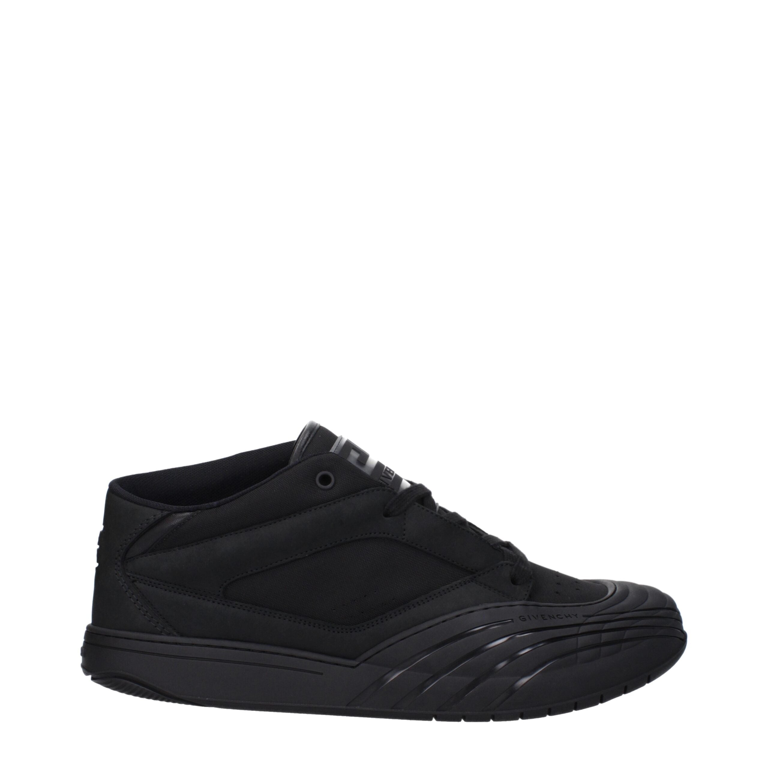 Givenchy Black Fabric Low Tops Givenchy