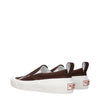 Valentino Garavani Brown Fabric Slip-On Loafers Valentino Garavani