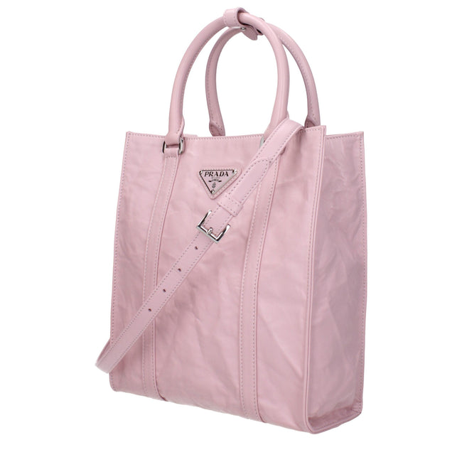 Prada Pink Leather Handbags Prada