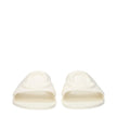 Moncler White Cotton Slippers Sandals Moncler