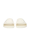 Moncler White Cotton Slippers Sandals Moncler