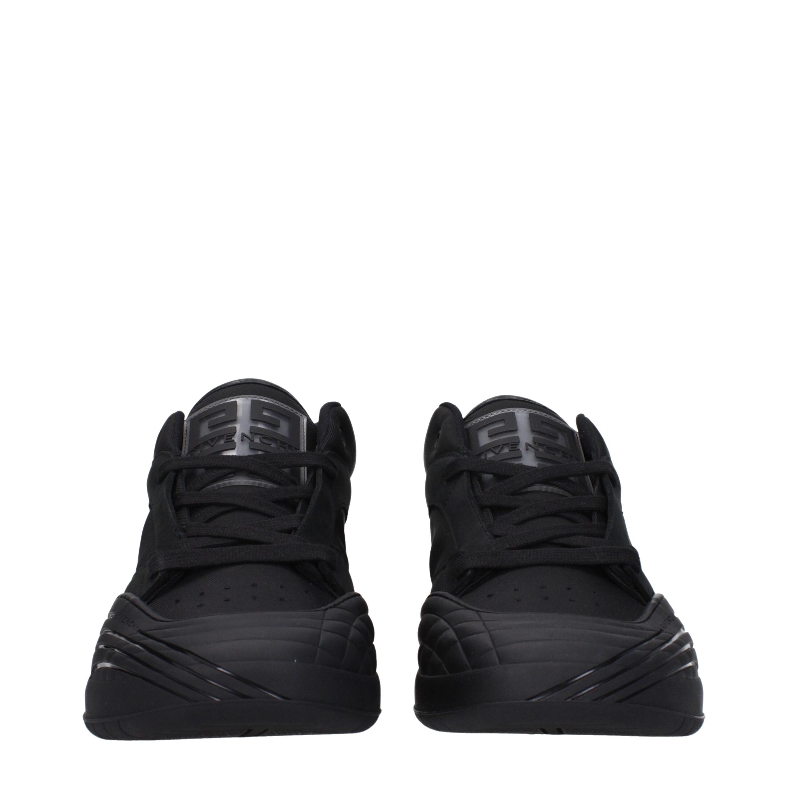 Givenchy Black Fabric Low Tops Givenchy