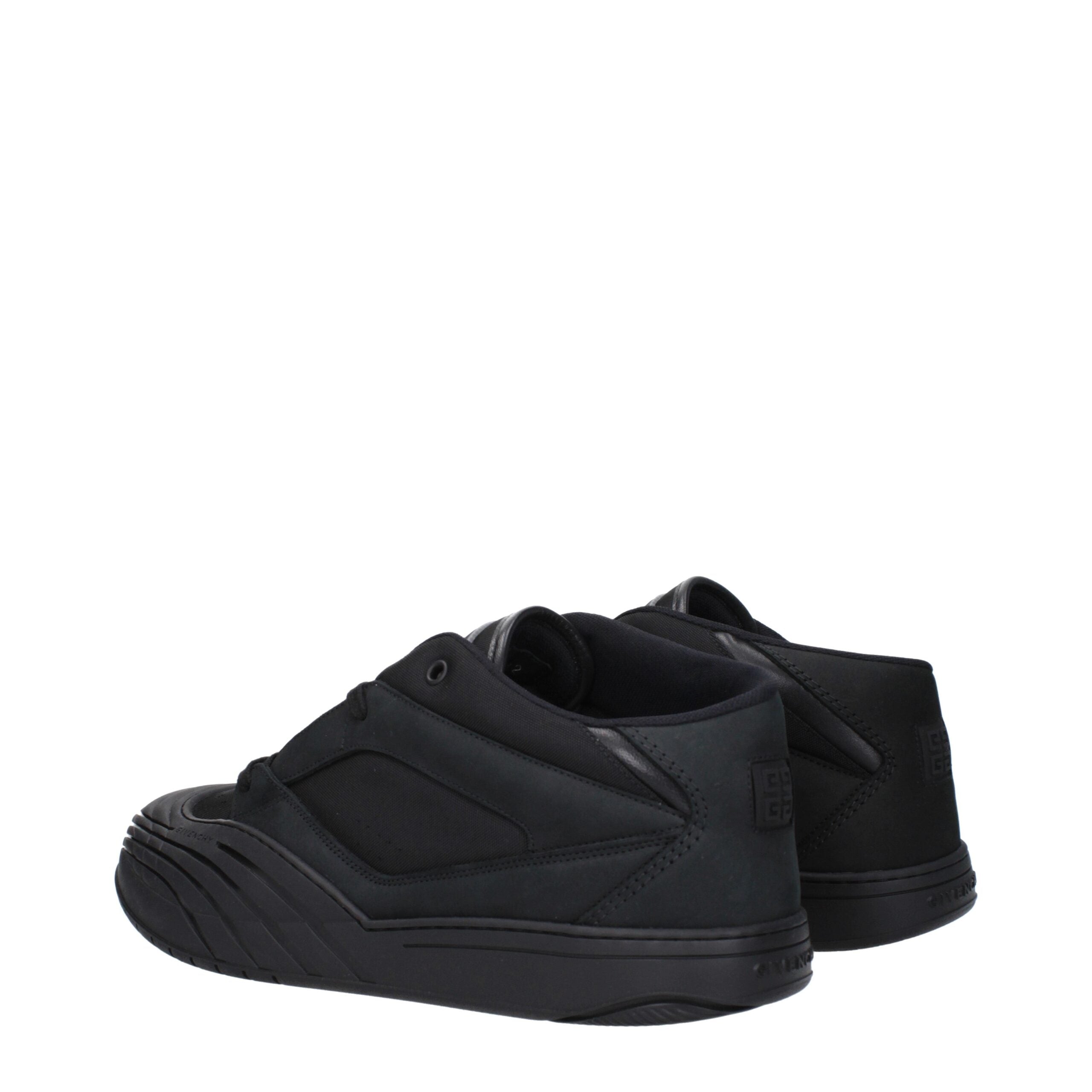 Givenchy Black Fabric Low Tops Givenchy
