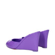 Christian Louboutin Purple Leather Wedges Sandals Christian Louboutin