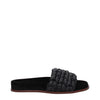 Chloé Black Leather Slippers Sandals Chloé