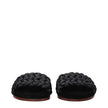 Chloé Black Leather Slippers Sandals Chloé