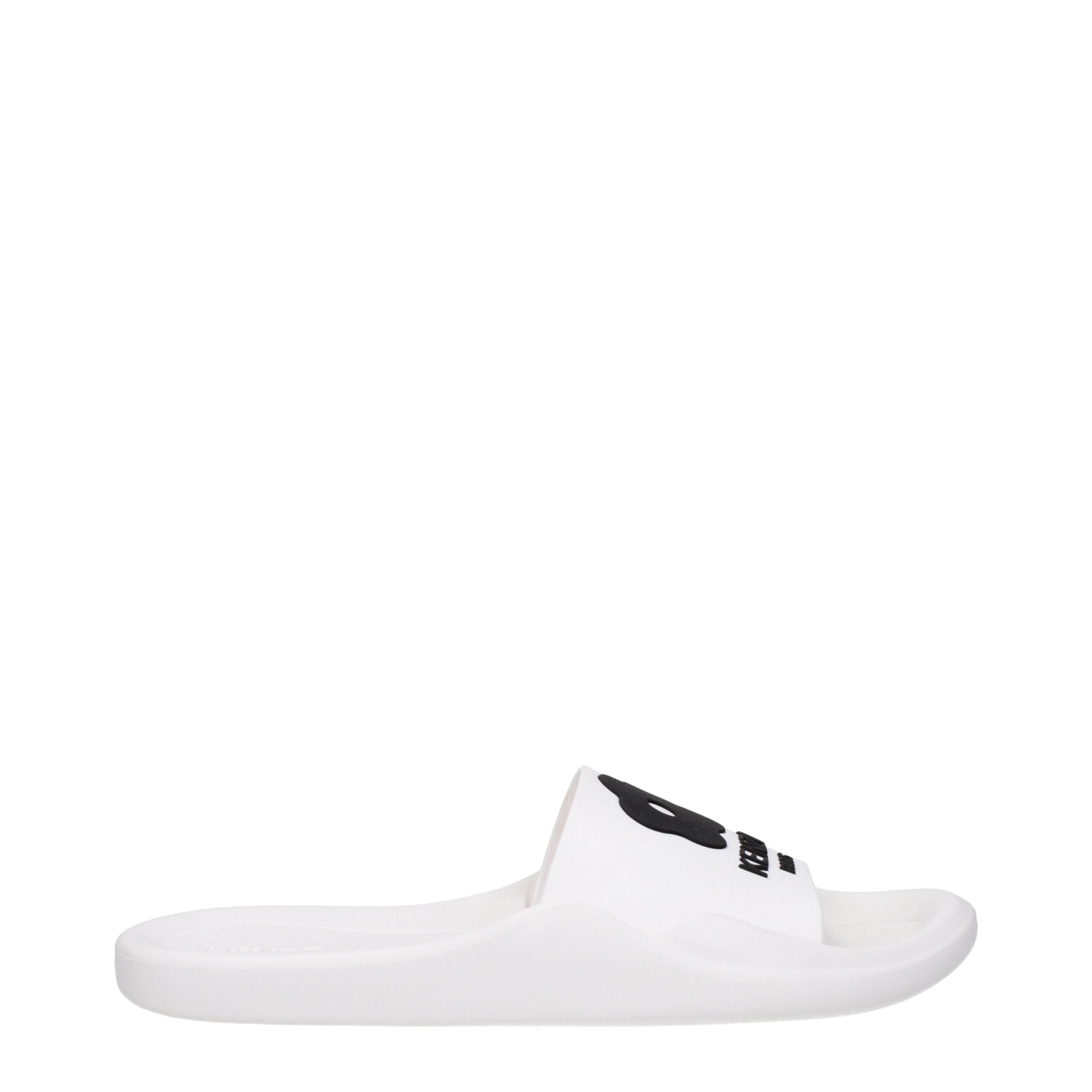Kenzo White Cotton Slippers Sandals Kenzo