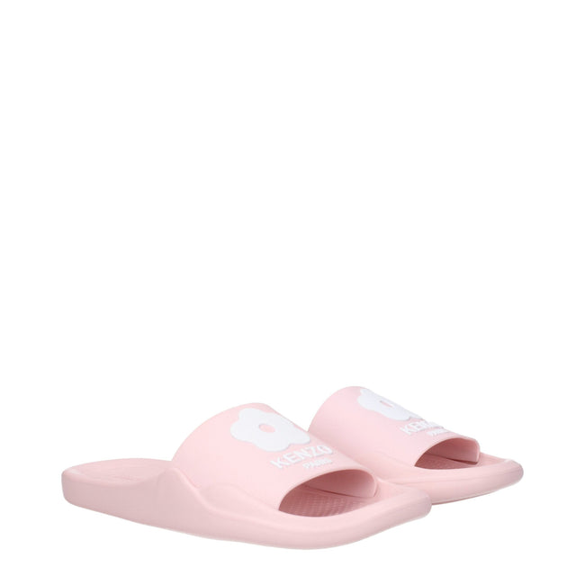 Kenzo Pink Cotton Slippers Sandals Kenzo