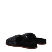Chloé Black Leather Slippers Sandals Chloé