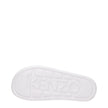 Kenzo White Cotton Slippers Sandals Kenzo