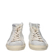 Golden Goose White Leather High Tops Golden Goose